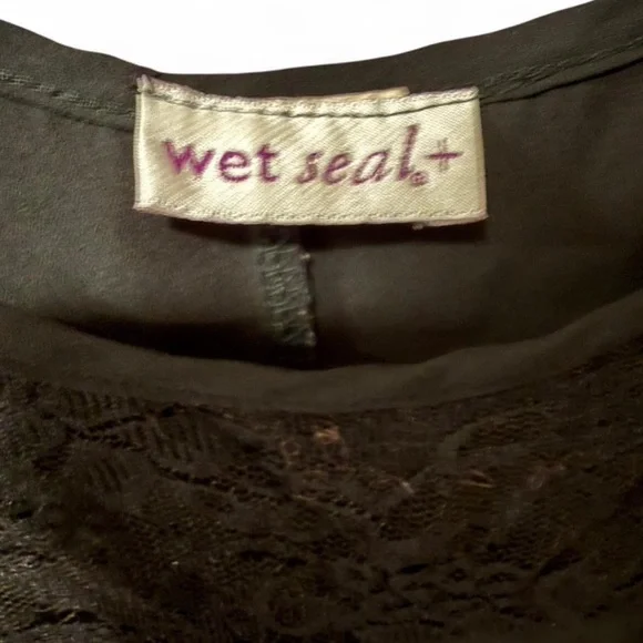 Wet Seal Black Lace Blouse - Picture 5 of 5